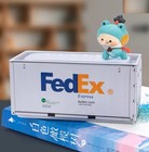 Mini Iron Storage Box Miniature Shipping Container - Fedex
