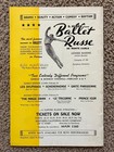 Vtg 1941-42 Curtain Musical Ballet Program Theatre Guide Southern Ca Ww2 Era