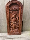 Lightning Struck Jujube Wood Carved Token Nine Tailed Fox Amulet Tool Collection