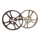 Lot Of 2 Vtg Goldberg Bros  Gb Metal Movie Film Reel 1600    16mm Usa