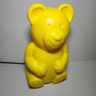 Vintage Gummy Bear Lamp Yellow Plastic Pop Art 80s 90s Retro Night Light 12   