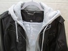 J2 Bomber Jacket Xl Fur Lining Zip Out Hood Snap Tabs On Shoulders pockets 