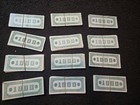 12 Stacks Of Play Money Vintage Prop Fun Money  1000 00 Dollar Non Negotiable 