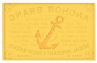 Vintage - Anchor Brand Made In Sweden Match Box Label - Xl1f