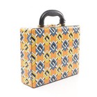 Gucci Poker Set Geometric G Game Box 66241 Leather Orange Multicolor Used
