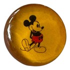 Vintage Mickey Mouse Celluloid Buttons Set Of 4 Metal Back Shank 3 4 Inch Disney