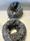Lot 2 Hank Novelty Peruvian Dk Coarse Wool Yarn Mix 1lb 0oz 478gr 412 Greys A