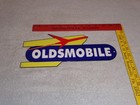 Vintage Oldsmobile Diecut Bomb Or Rocket 12  Metal Car Truck Gasoline   Oil Sign