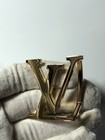 Louis Vuitton Initials Gold Reversible Belt Buckle Metal  Fits 40mm Belt Width