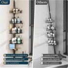 Corner  Tens Pole - Rustproof Shower Shees With