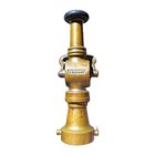 Vintage Antique Elkhart Brass Co  Fire Nozzle Chief Valve Handle Moves