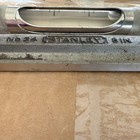 Vintage Stanley No 34v 8  Machinist Level  Pat  6 23 96