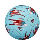 Wilson Size 5 Ncaa Vanquish Soccerball - White blue red