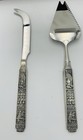 Konge Tinn Norway Royal Pewter 2 Pc Cheese Plane Knife Set