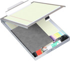 Metal Clipboard With Storage - Letter Size Aluminum Clipboards  Heavy Duty Stora