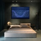 Highly Detailed Equatorial Star Map - Constellations With Names Poster Canvas