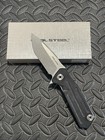 Real Steel - Control 3605f - Black G10 And Stainless Steel Scales W  A D2 Blade 