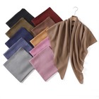 High-quality Polyester Square Scarf   Elegant Hijab   Shawl For Women