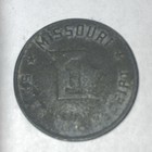 Missouri Sales Tax Receipt Vintage Metal Token T191