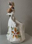 Napcoware Vintage Scarlett O hara Civil War Lady Gone With The Wind Vase Planter