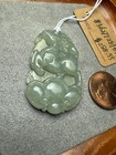 Unique Natural Nephrite Hetian Jade Pendant Hand-carved Horse