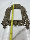 Antique Victorian Brass Or Bronze Wall Hanging Frame Head Of Bacchus God Wine