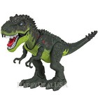 Walking Battery Operated Toy Dinosaur T-rex Tyrannosaurus Rex Light Sound Green