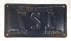 Connecticut 1932 Rare Low Number Commercial License Plate Expired