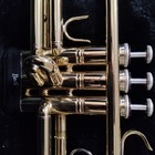 Bach Tr-600 Bb Trumpet Gold Lacquer Standard Model With Hard Case   Accessories