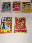 Vintage Lot Of 5 Card Games Flash Cards Children Built Rite Animal Fun Lucky 9s