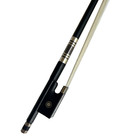 Carbon Fiber Violin Bow Ebony Frog 4 4-round Stick Horse Hair   one Piece   