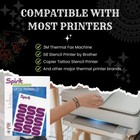 Spirit   Classic Thermal Tattoo Transfer Paper 8 5  X 11  - 100 Sheets  Uncoated