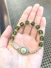 Natural Peridot Abundance Feng Shui  Bracelet
