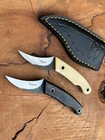 Moon Boot Knife  Pikal  Elvia Fusion 12c27 Steel Leather Sheath Owltown Pivia