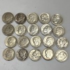 Roosevelt Mercury Silver Dimes Mixed Lot  20 10c Business Strike 1937-1964 P d s