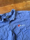 Vintage Pepsi Employee Salesman Button Up Work Shirt Uniform 2xl