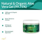 100  Pure   Organic Aloe Vera Gel  Clinically Tested   Dermatologist Approved   