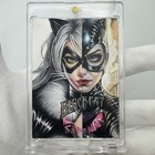 Black Cat   Catwoman Marvel   Dc Original Sketch Card 1 1 Hand-drawn Art Signed