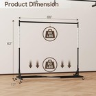 Z-truck Clothing Rack Z Base Heavy Duty Garment Rack Adjustable Height W wheel