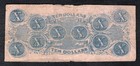 T-52 1862  10 Ten Dollars Csa Confederate States Of America Currency Note 