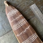 Old Australian Aboriginal Woomera Incised Totemic Designs Western Desert Region