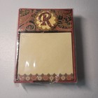 Punch Studio Initial    r    Stationery Set     150 Sheets   Decorative Keepsake Box  