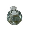 Vintage Crystal Indiana Glass Bird Votive Tea Light Candle Holder Figurine Used 