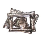 Disney Eeyore Brooch Pin Horse Silver-tone Metal I d Look At The Bright Side If