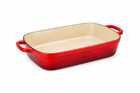 Le Creuset Signature 13  Rectangular Roaster Cerise Cast Iron Baking Dish 5qt