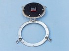 Chrome Decorative Ship Porthole Clock 12 