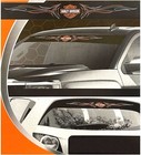 Chroma 49519 Harley-davidson Bar   Shield With Pinstriping Windshield Decal