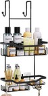 Hanging Shower Caddy Over The Door With Soap Holder  No Drilling Adhesive Sho   
