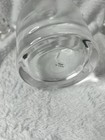Vintage Clear Glass Decanter With Stopper   4 Shot Glasses Barware Set