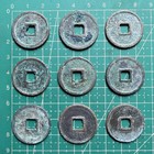 Lot Of 9 Pieces Ancient Chinese Coin Northern Song Dynasty Da Guan Tong Bao             